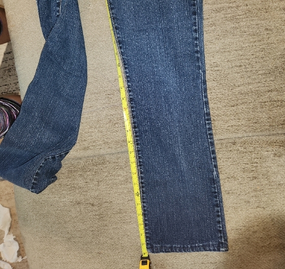 Levi's Dark Blue Straight Leg Women's Jeans - Picture 5 of 7